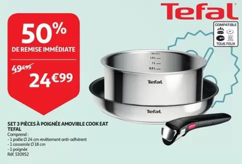 De - SET 3 PIÈCES À POIGNÉE AMOVIBLE COOK EAT