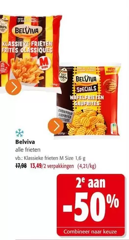 Klassieke Frites / Wafelfrites