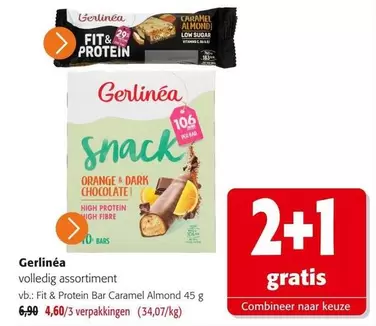 Snack - Fit & Protein Bar Caramel Almond