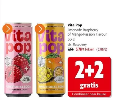 Pop - limonade Raspberry of Mango-Passion Flavour