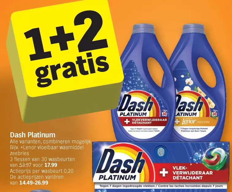 De - Dash Platinum Vlekverwijderaar tachant