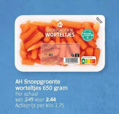 Snoepgroente Worteltjes