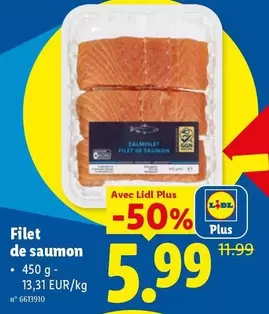 De - Filet de saumon