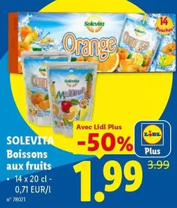 Boissons aux fruits