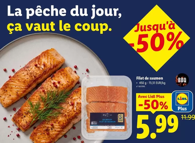 De - Filet de saumon