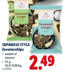 JAPANESE STYLE Zeewierchips
