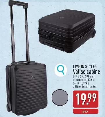 Live - Valise cabine