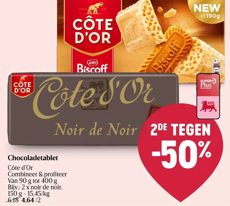 De - Chocoladetablet Noir de Noir