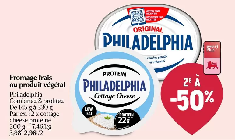 De - Fromage frais ou produit végétal