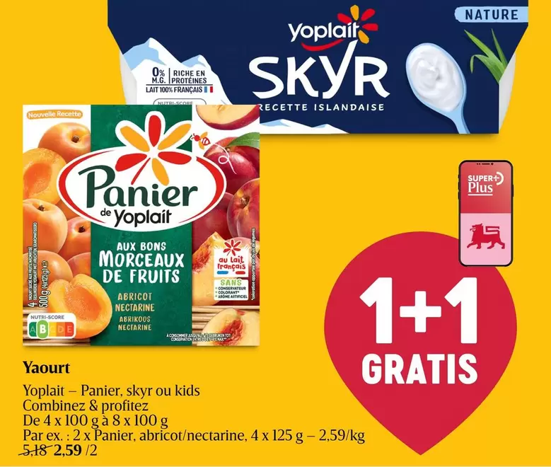 De - Panier aux bons morceaux de fruits