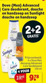 Advanced Care deodorant, douche en handzeep