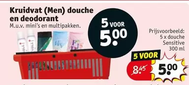 Kruidvat (Men) douche en deodorant