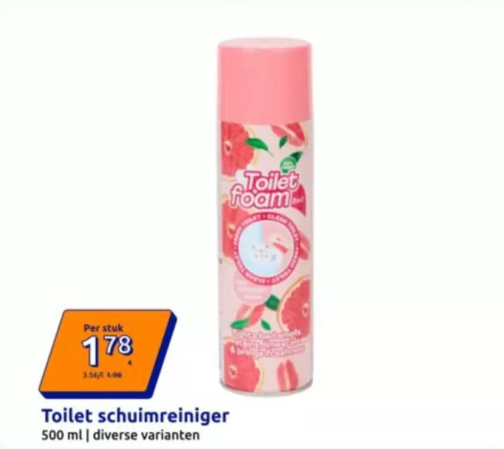 Toilet foam