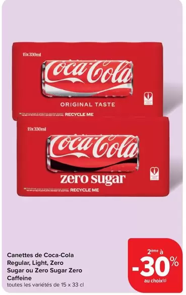 Coca Cola - Canettes