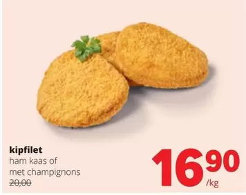 Kipfile Ham Kaas Of Met Champignons