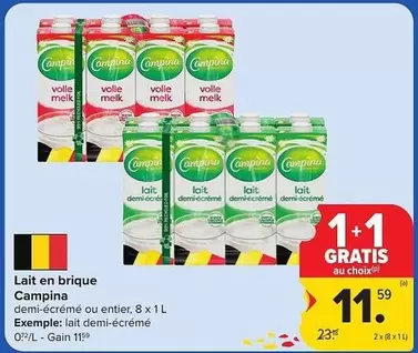 Lait en brique