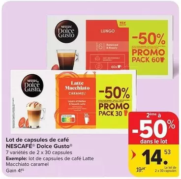 De - Lot de capsules de café