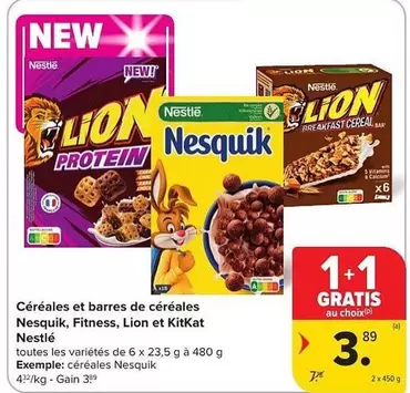 Lion - Céréales et barres de céréales