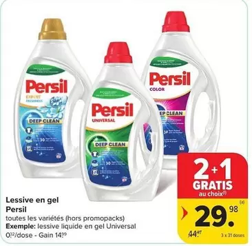 Lessive en gel