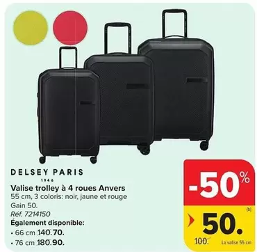 París - Valise trolley à 4 roues Anvers