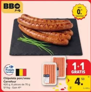 De - Chipolata porc/veau