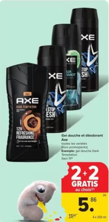 Dark - Gel douche et déodorant