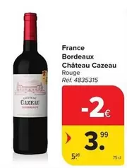 Bordeaux - Château Cazeau Rouge R
uevoacute;f. 4835315