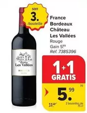 Bordeaux - France  Château Les Vallées Rouge