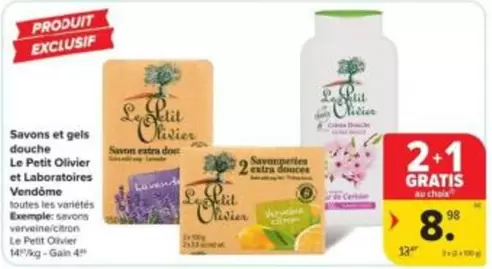 Extra - Savons et gels douche