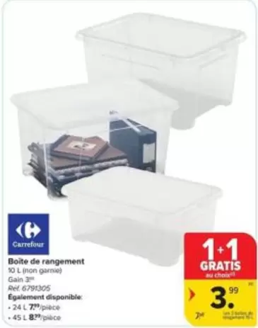 De - Boîte de rangement 10 L