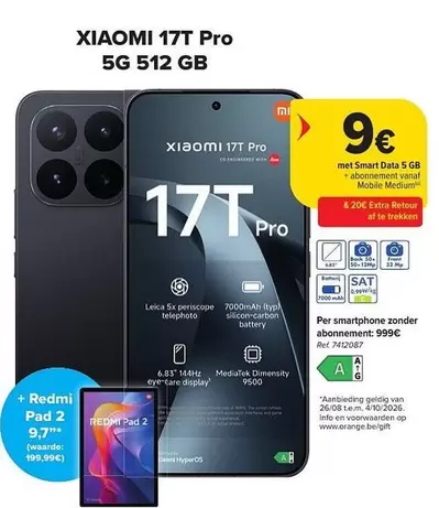 Xiaomi - 17T Pro 5G 512 GB
