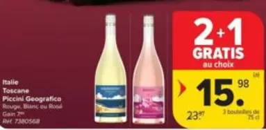 De - Piccini Geografico Rouge, Blanc ou Rosé
