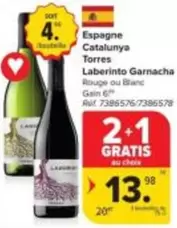 Laberinto Garnacha Rouge ou Blanc