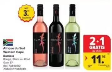 Kumala Rouge, Blanc ou Rosé