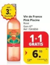 De - Vin de France Pink Piscine Rosé