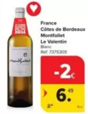 De - Montfollet Le Valentin Blanc