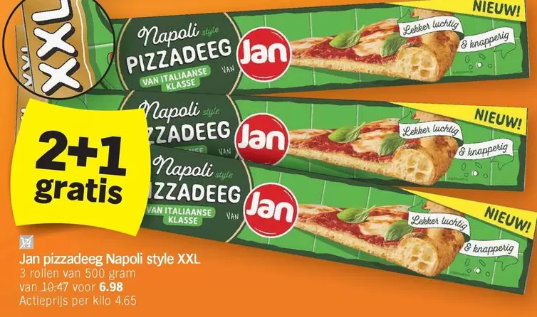 Pizzadeeg Napoli style