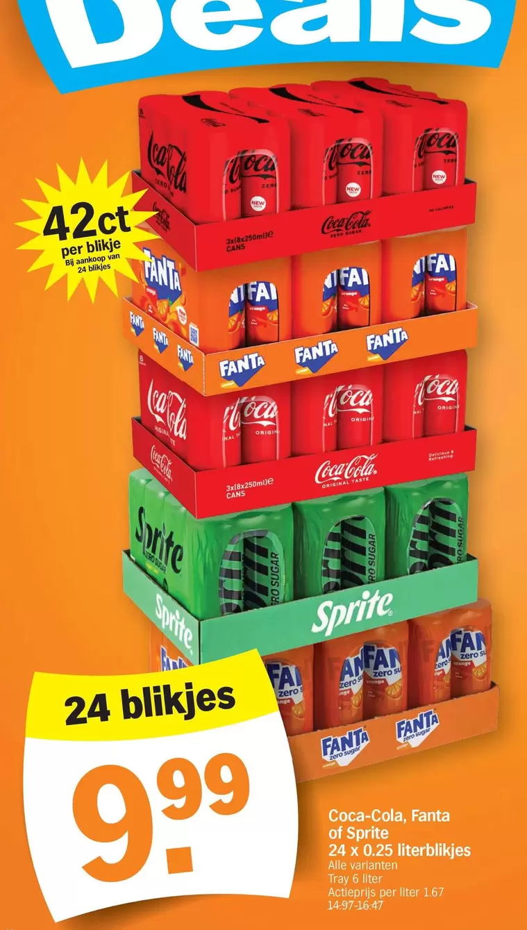 Coca Cola - Coca-Cola, Fanta of Sprite