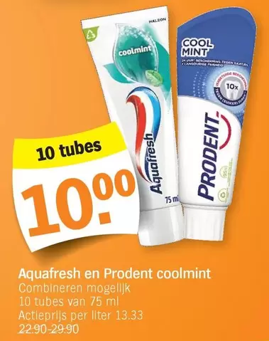 Cool - Aquafresh en Prodent coolmint