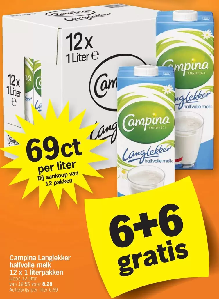 LangLekker halfvolle melk