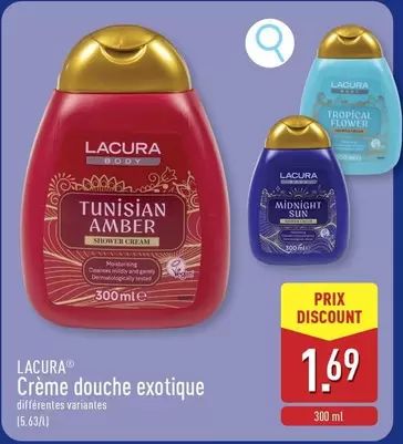 Crème douche exotique