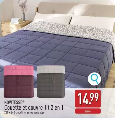 Couette et couvre-lit 2 en 1