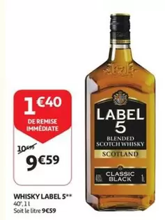 De - WHISKY LABEL 5 CLASSIC BLACK