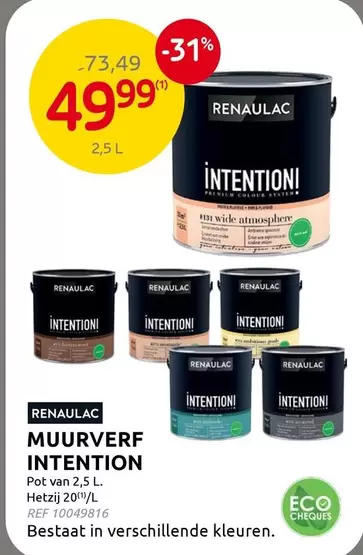 Muurverf INTENTION