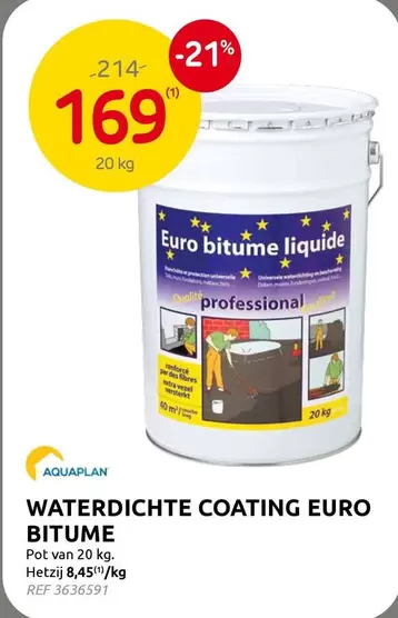 Euro - WATERDICHTE COATING EURO BITUME