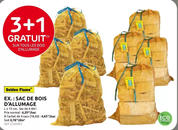 De - SAC DE BOIS D'ALLUMAGE