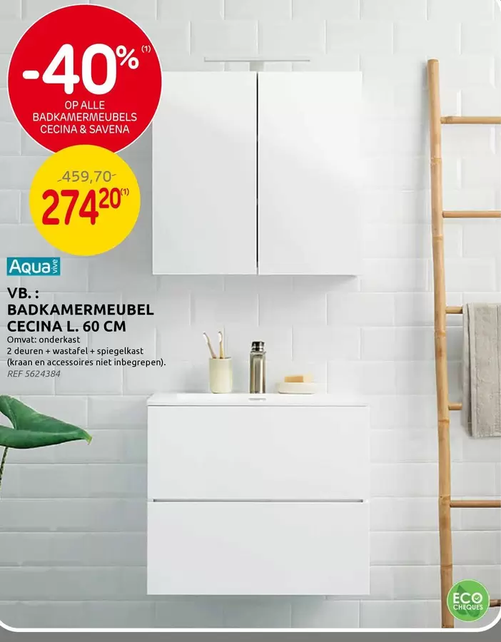 BADKAMERMEUBELS CECINA L. 60 CM