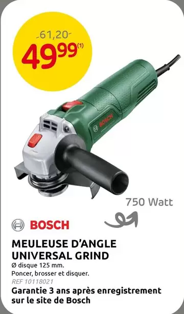 Bosch - MEULEUSE D'ANGLE UNIVERSAL GRIND
