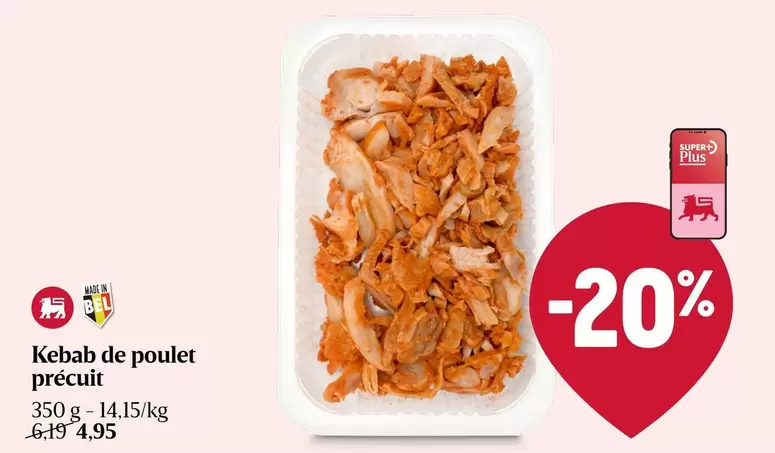De - Kebab de poulet précuît