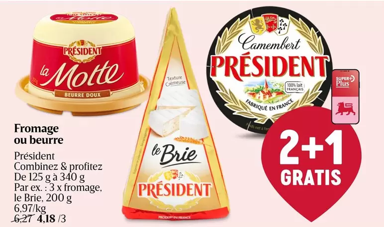 De - Fromage ou beurre